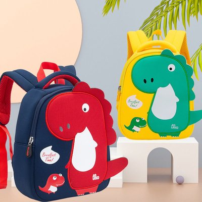 3d恐竜の防水子供はOEMをランドセル漫画の子供をBackpack
