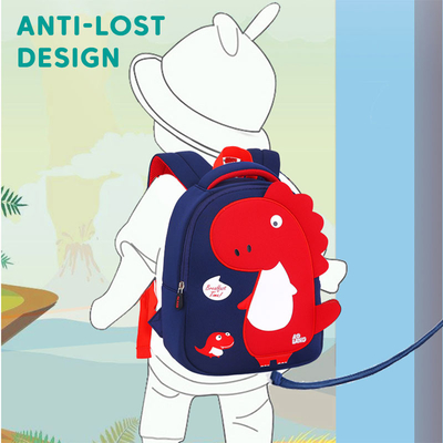 3d恐竜の防水子供はOEMをランドセル漫画の子供をBackpack