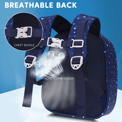 防水3Dロケットの子供は宇宙飛行士がランドセルを反無くなった漫画の女の子をBackpack
