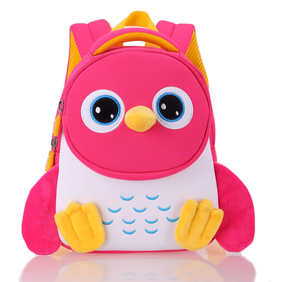 ペンギンの防水子供は3D赤ん坊の幼児の子供のランドセルの幼稚園をBackpack