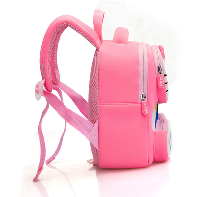 OEM 3D猫の子供は動物の子供がBackpack幼稚園の通学かばんの子供をBackpacks