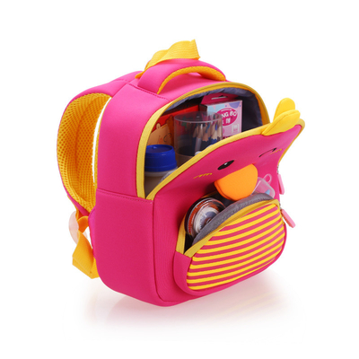 3D CuteWaterproofの子供の学校は子供の男の子のための鳥のランドセルをBackpack
