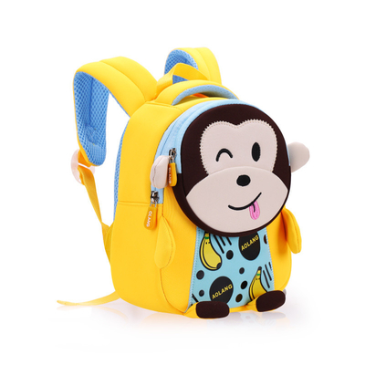 3Dロケットの防水子供は失われる宇宙飛行士がランドセルの反漫画の女の子をBackpack