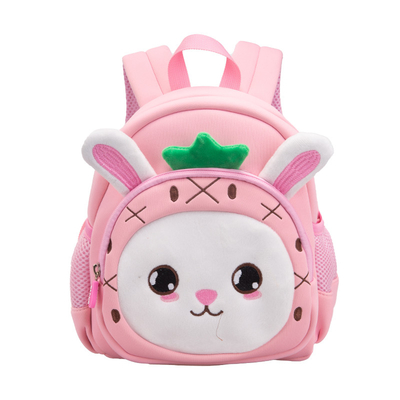 ウサギの防水子供はFCS 3Dの幼児の幼稚園の子供の通学かばんをBackpack