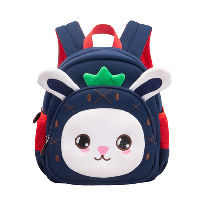ウサギの防水子供はFCS 3Dの幼児の幼稚園の子供の通学かばんをBackpack