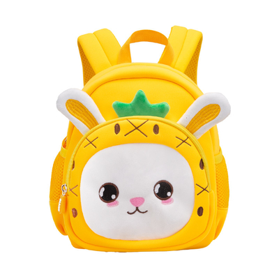ウサギの防水子供はFCS 3Dの幼児の幼稚園の子供の通学かばんをBackpack