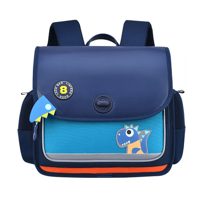 横の革学校は幼児のための整形外科の恐竜のバックパックをBackpacks