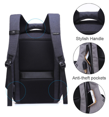 反盗難ビジネス ラップトップは多機能の防水17インチのラップトップ袋をBackpack