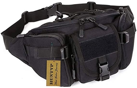 Molleの戦術的なウエスト袋の屋外の歩く動くことのための軍のウエストのパック キャンプをハイキングする