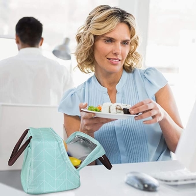 オックスフォードは女性の人のために防水トート バックのResuableの買い物袋を絶縁した