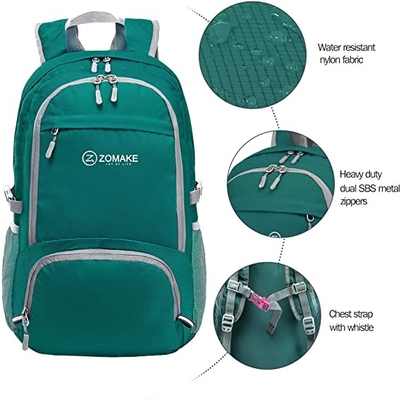 折り畳み式バックパックの防水ライト級選手をハイキングする30l Packable