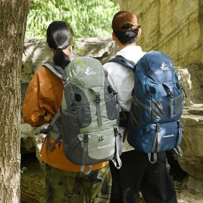 50l上昇のキャンプの旅行のための軽量の防水ハイキングのバックパック
