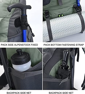 50l上昇のキャンプの旅行のための軽量の防水ハイキングのバックパック