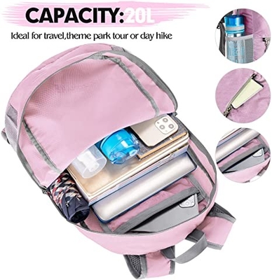 ODMの折り畳み式屋外のハイキングのバックパックの防水20l Packableバックパック